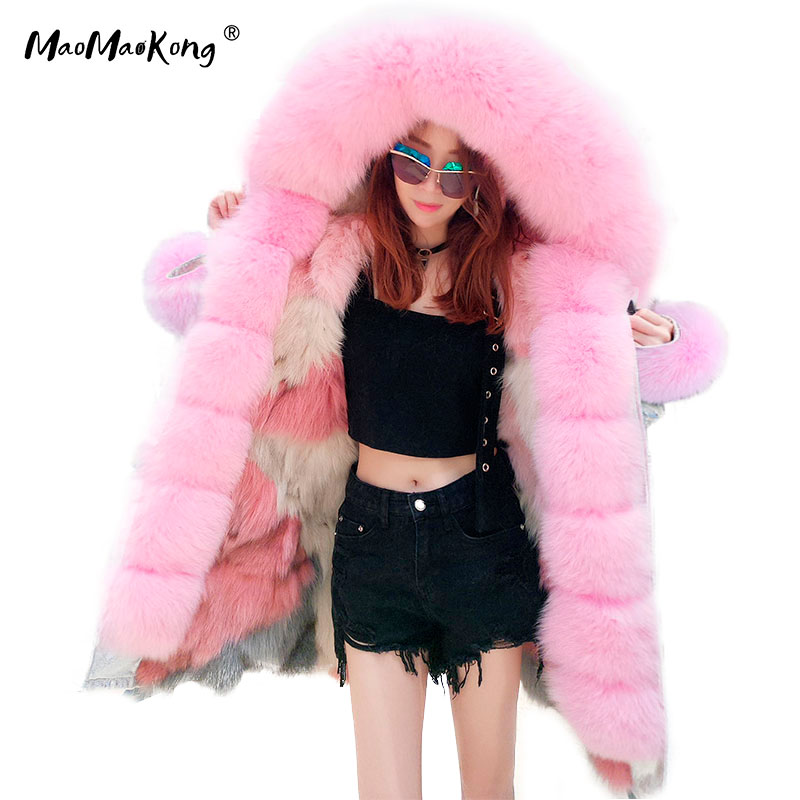 Wool Coat Peacoat - MAOMAOKONG Brand Long Winter Jacket Women