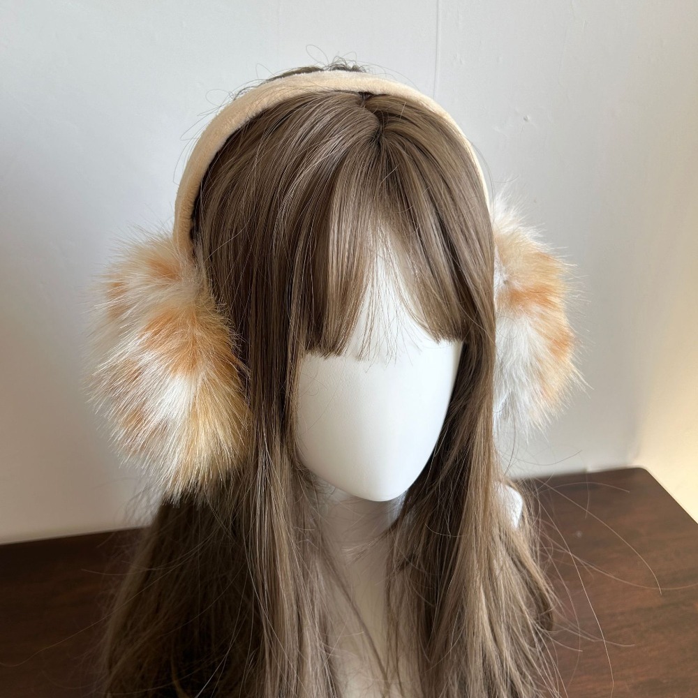 Soft Ear Cap Imitation Fur Ear - Earmuffs Foldable ulasan dan harga