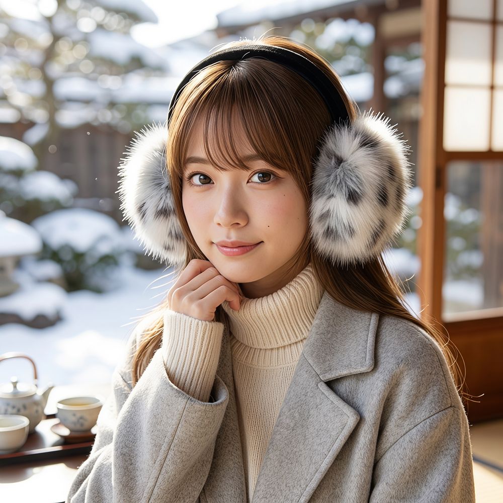Soft Ear Cap Imitation Fur Ear - Earmuffs Foldable ulasan dan harga