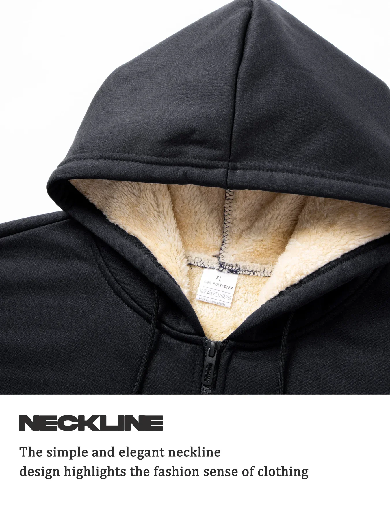 Men's Sherpa Fleece Hoodie Jac - Sherpa Hoodie Fleece ulasan dan harga