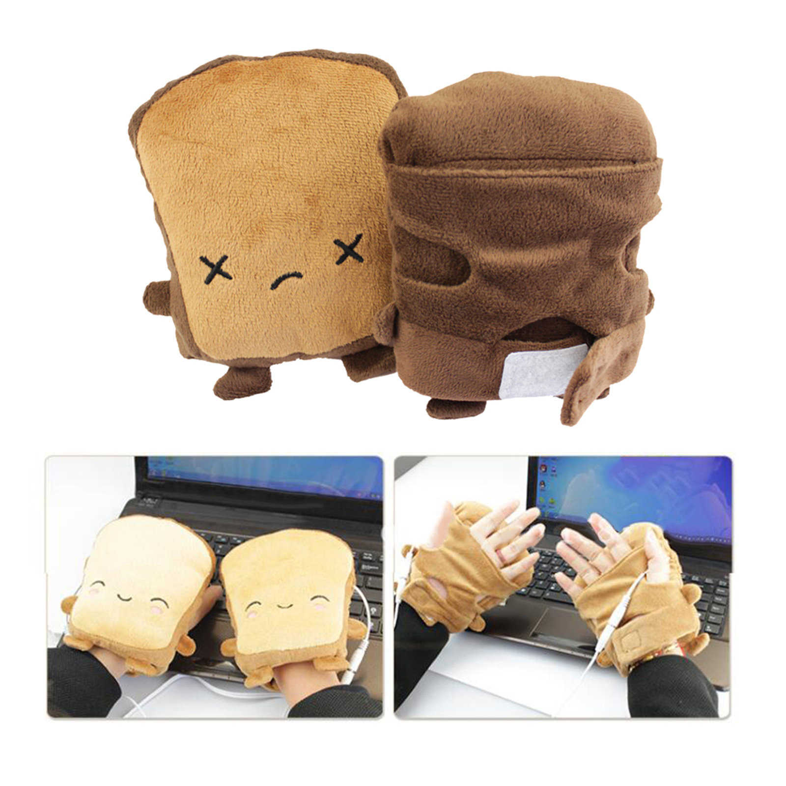USB Heated Gloves Half Finger  - Hand Warmer Electric ulasan dan harga