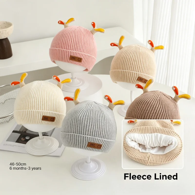 Kids Hat 46-50cm 6M-3Y Girls C - Knit Beanie Hat Warm ulasan dan harga