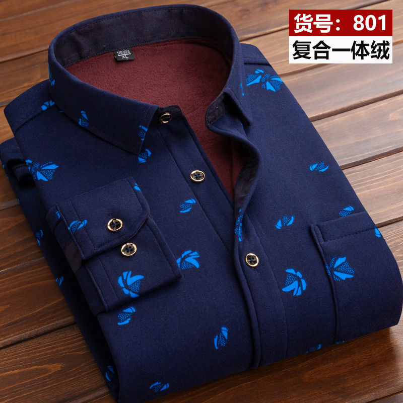 2026 winter Men's fashion smar - Flannel Shirt Lined ulasan dan harga