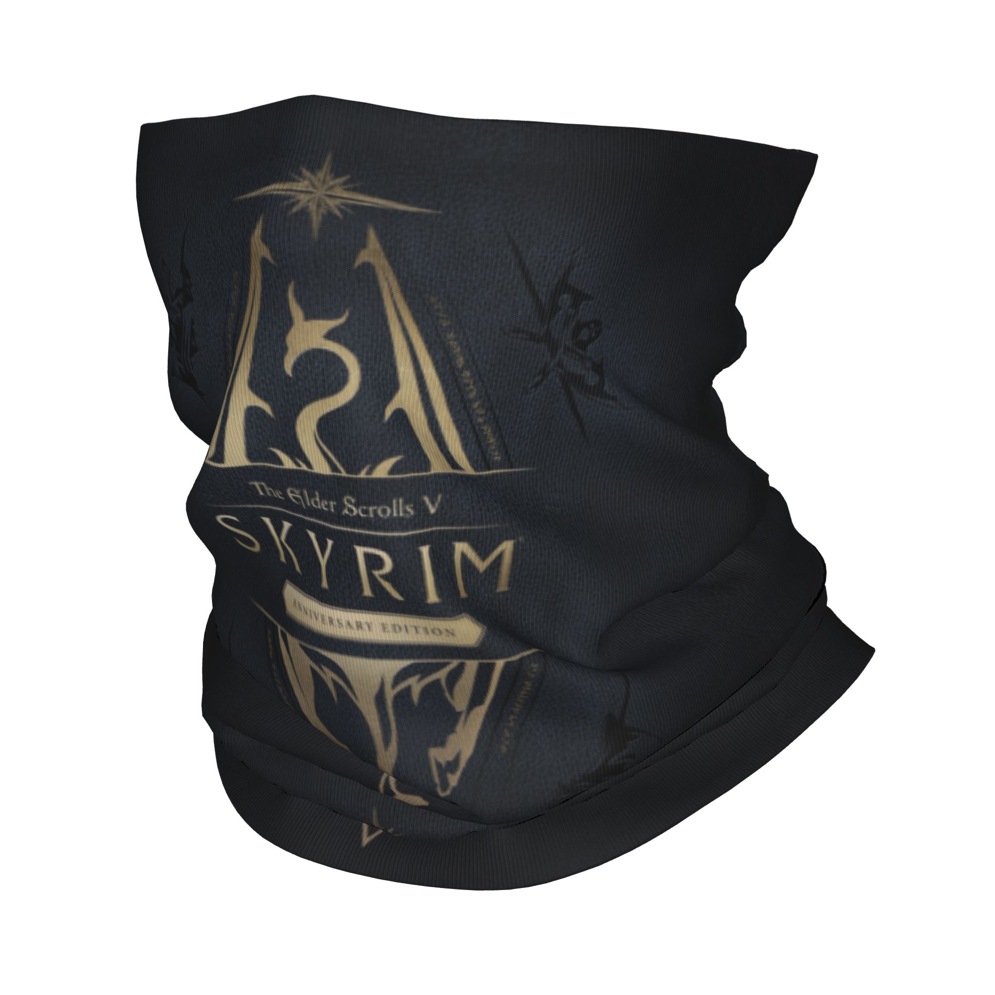 Custom Skyrim Logo Bandana Win - Neck Gaiter Fleece ulasan dan harga