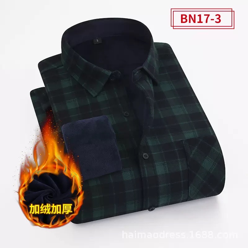Winter New Fashion Trend With  - Flannel Shirt Lined ulasan dan harga