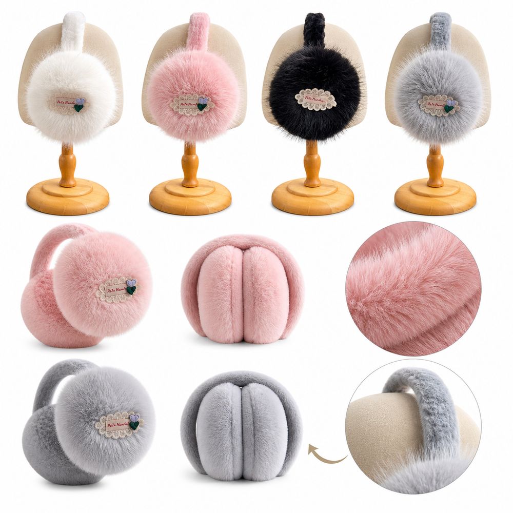 New Faux Fur Earmuffs Foldable - Earmuffs Foldable ulasan dan harga