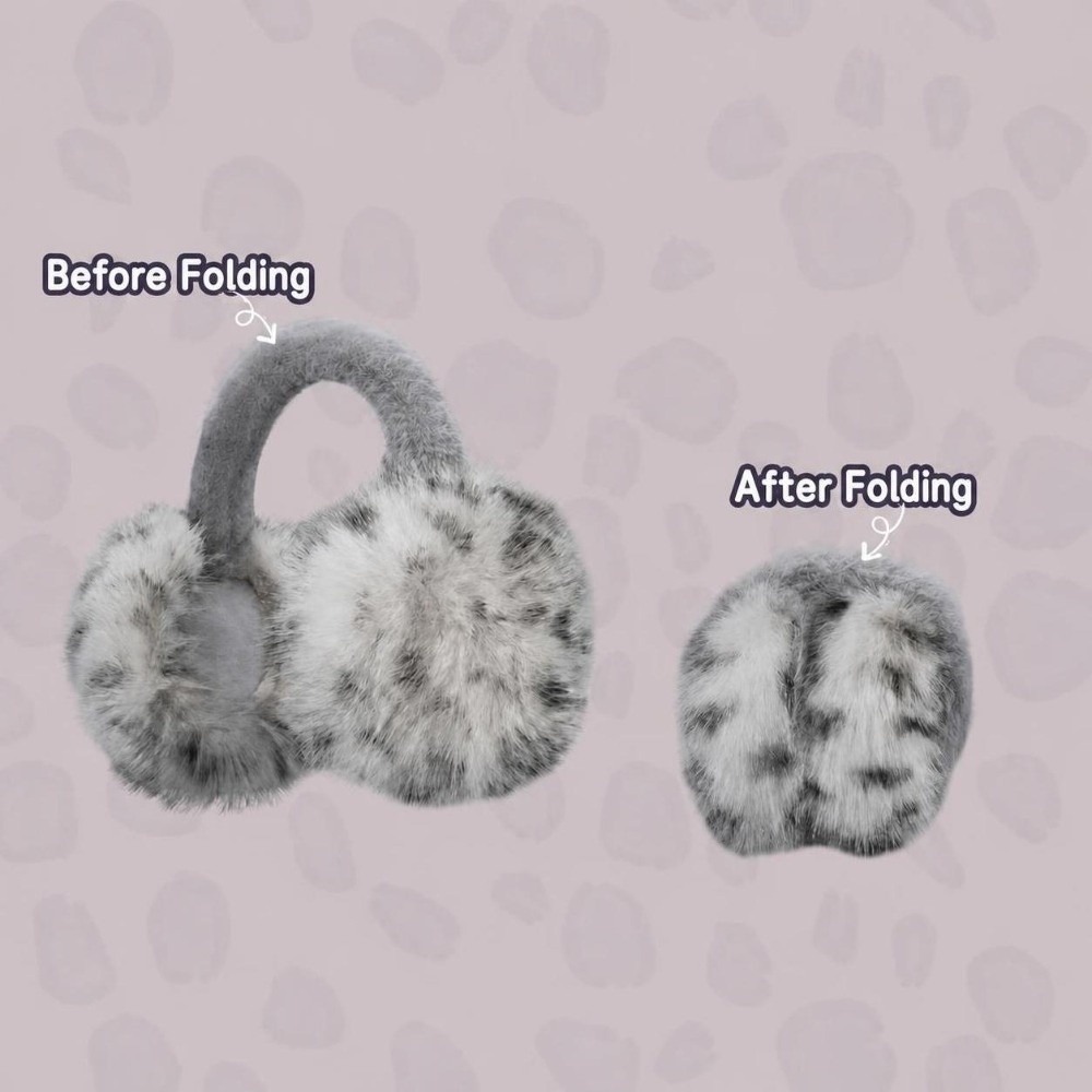 Vintage Windproof Faux Fur Ear - Earmuffs Foldable ulasan dan harga