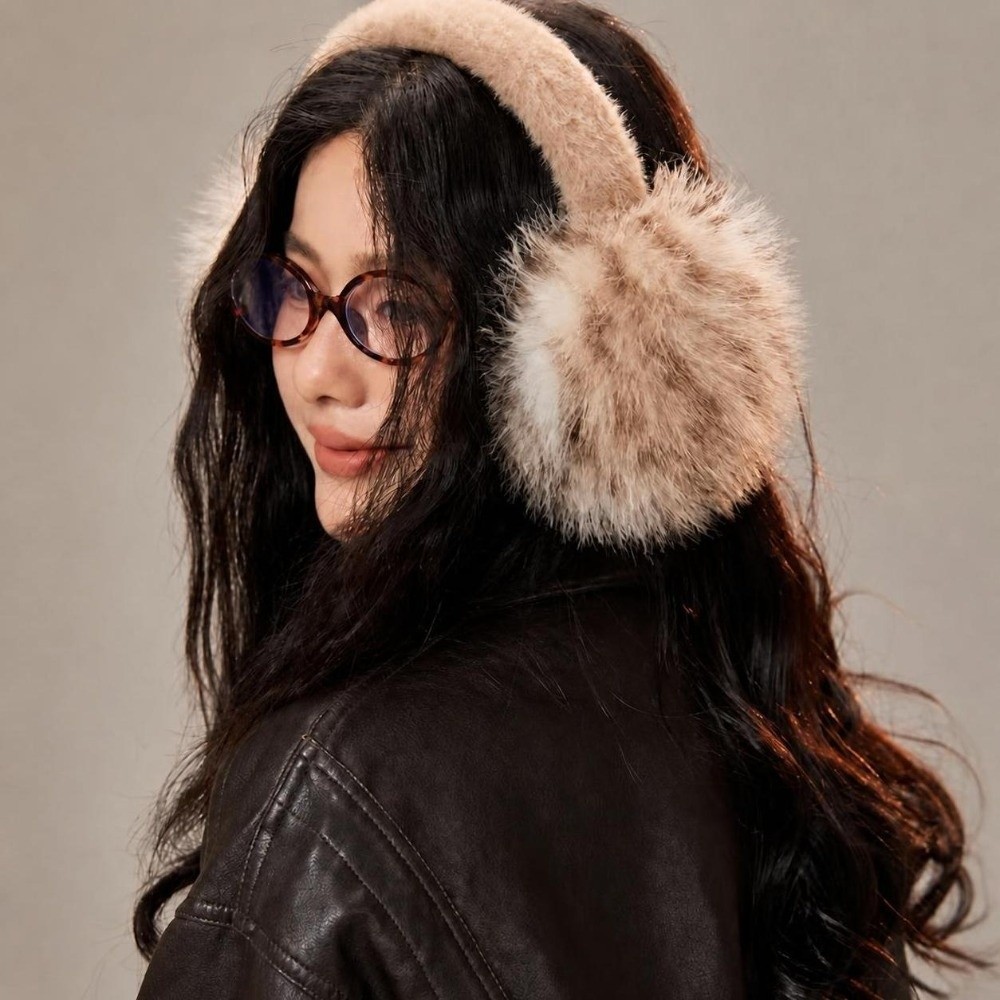 Vintage Windproof Faux Fur Ear - Earmuffs Foldable ulasan dan harga