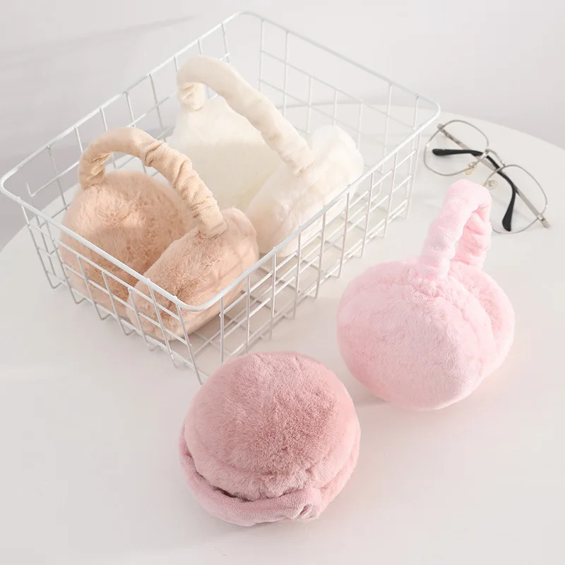 2/4pcs Thickened Fleece Ear Mu - Earmuffs Foldable ulasan dan harga