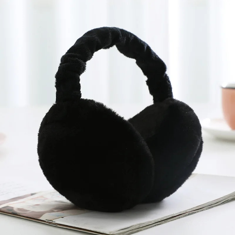 2/4pcs Thickened Fleece Ear Mu - Earmuffs Foldable ulasan dan harga