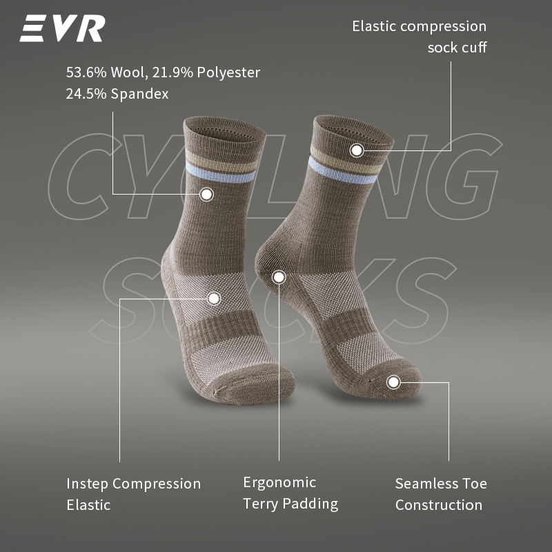EVR Autumn Winter Merino Wool  - Thermal Sock Wool ulasan dan harga