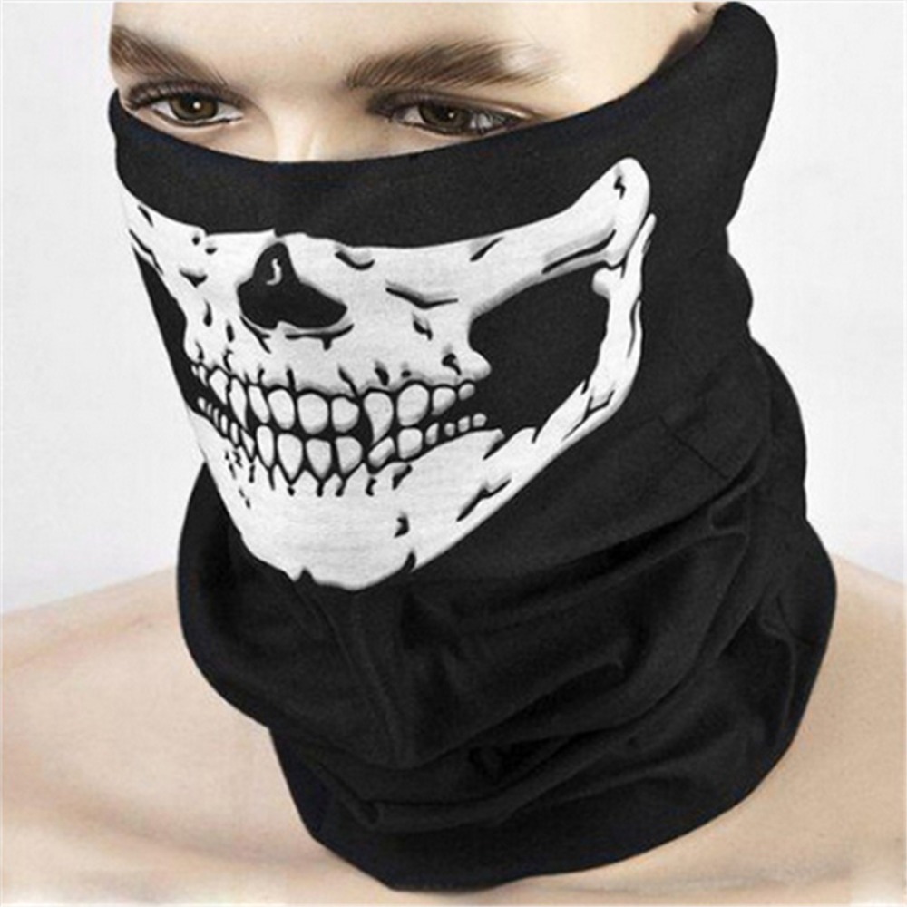 New Scarf Skull Men Balaclava  - Balaclava Ski Mask ulasan dan harga