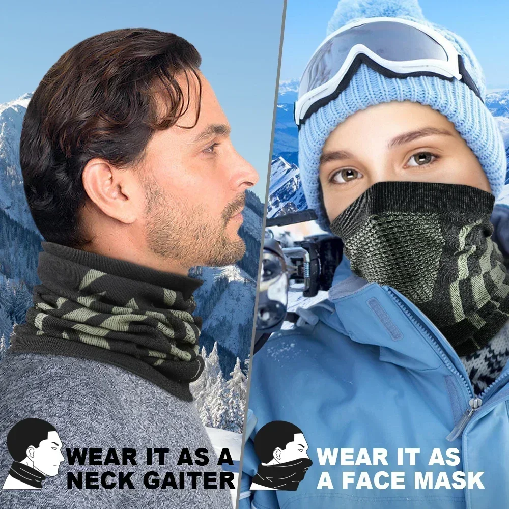 Winter Ring Tube Soft Bandana  - Neck Gaiter Fleece ulasan dan harga